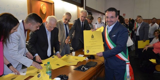 A Roma la cerimonia di conferimento del Premio Medusa al comune di Sarconi